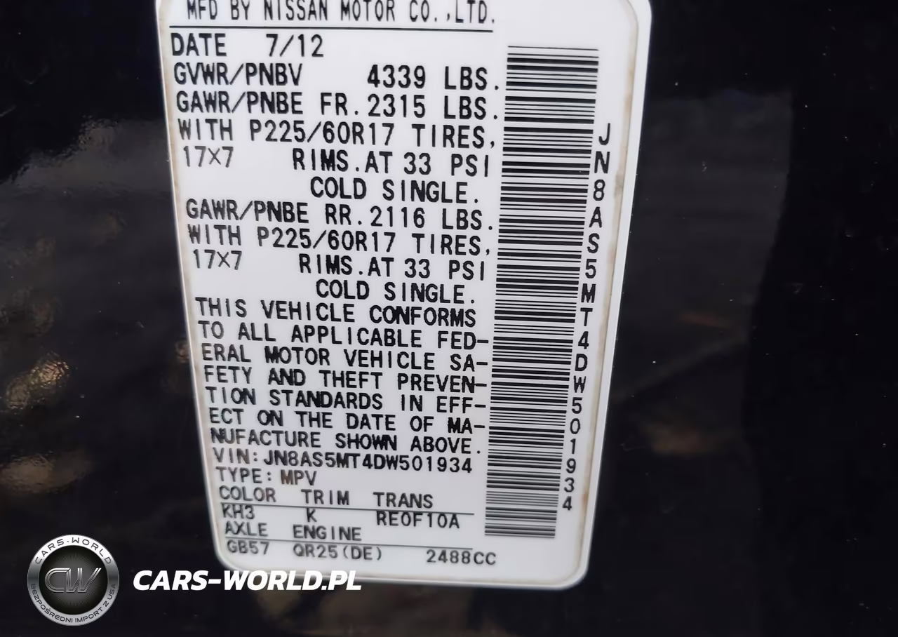 2013 Nissan Rogue Sv VIN:JN8AS5MT4DW501934 - 9