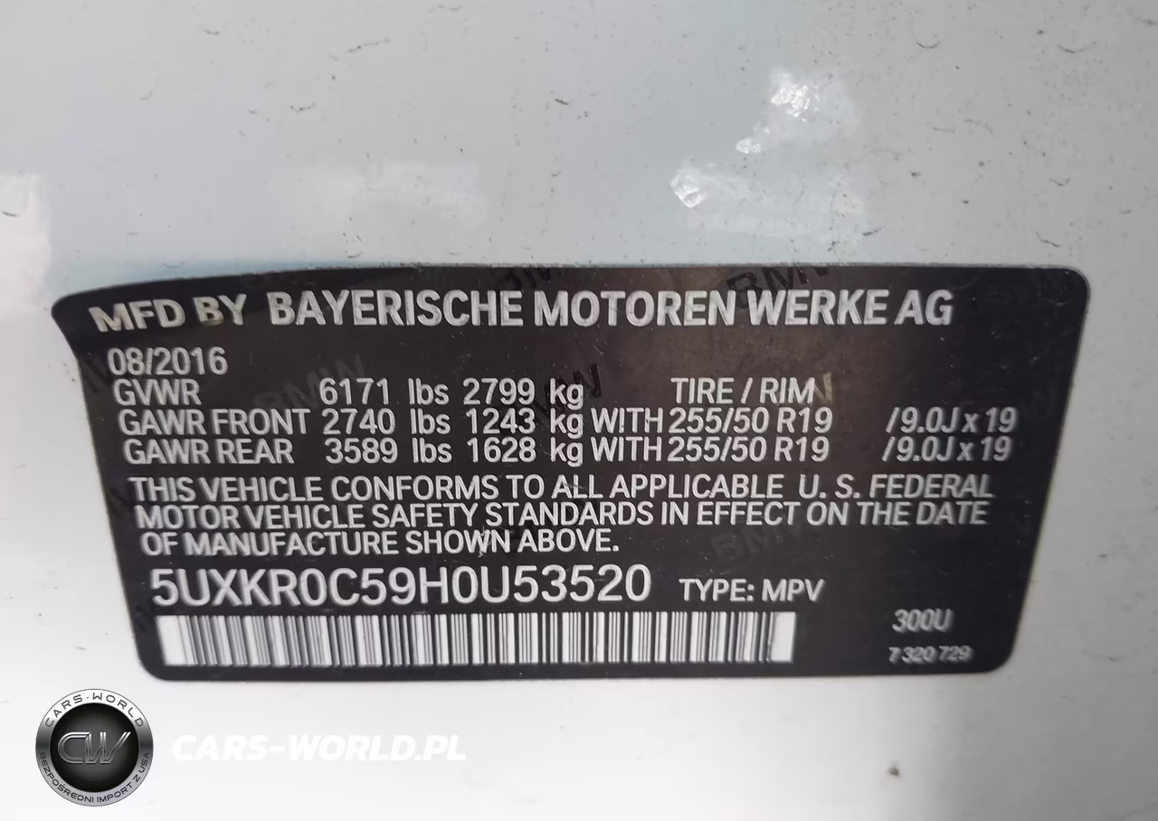 2017 BMW X5 xDrive35I VIN:5UXKR0C59H0U53520 - 9