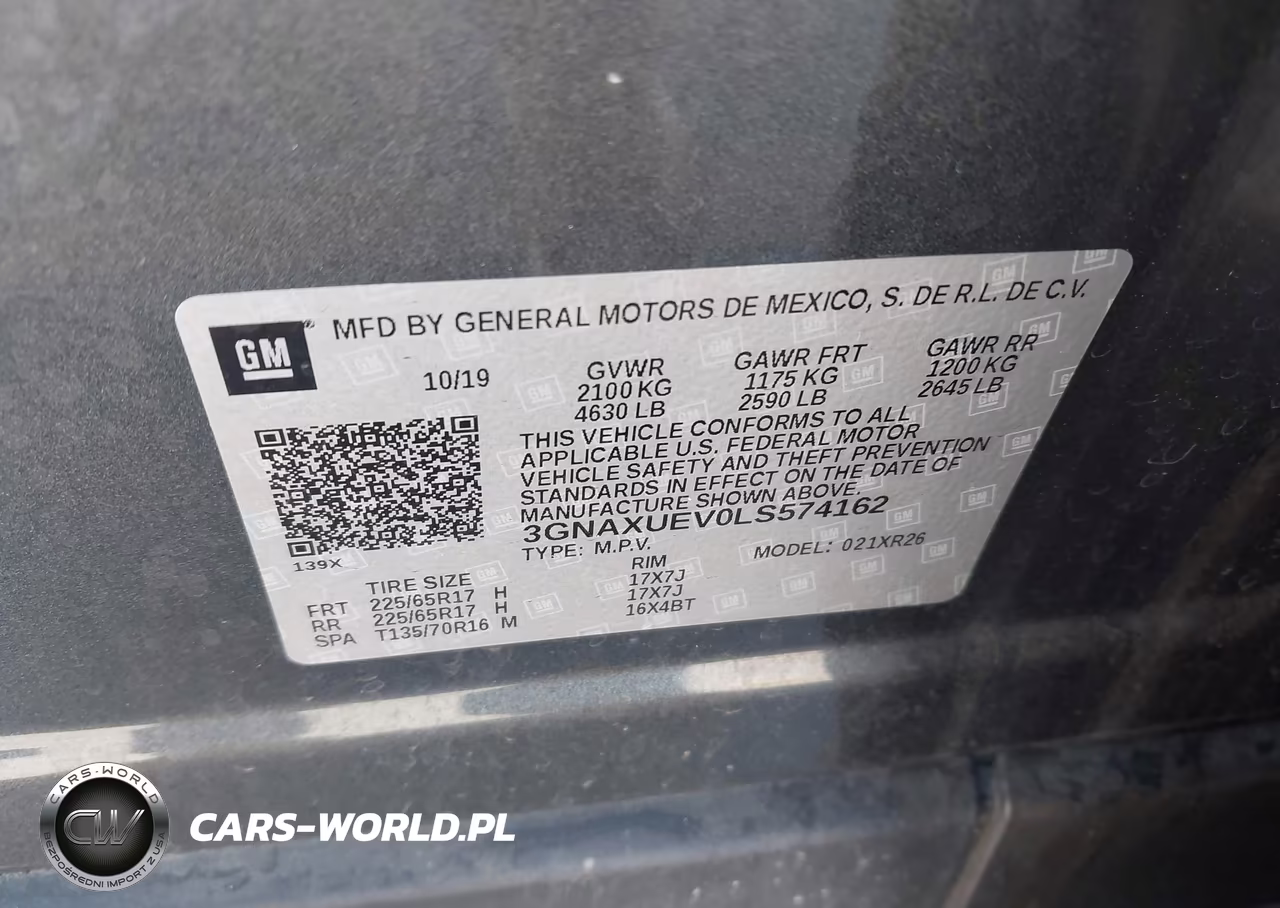 2020 Chevrolet Equinox Awd Lt 1.5L Turbo VIN:3GNAXUEV0LS574162 - 9