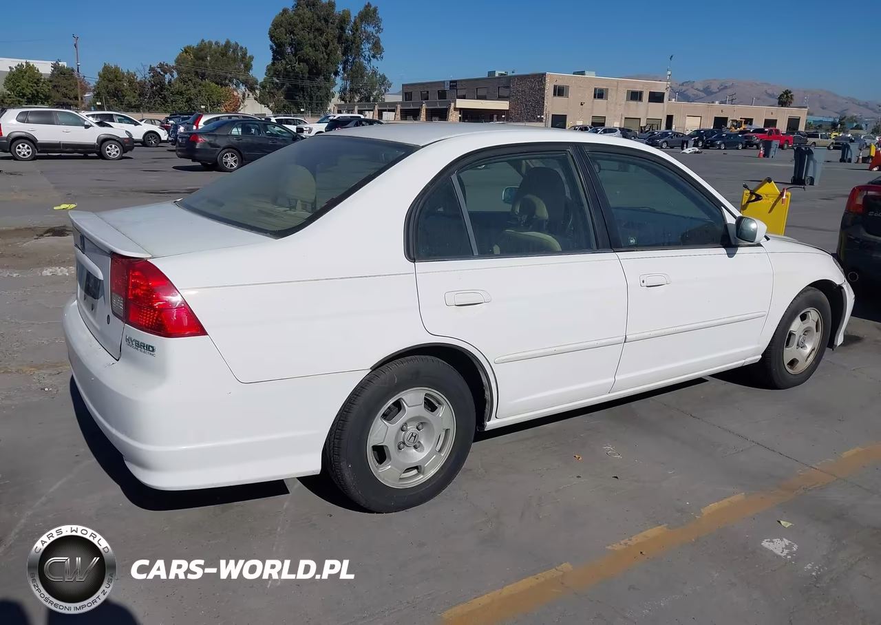 2005 Honda Civic Hybrid VIN:JHMES96655S008010 - 4