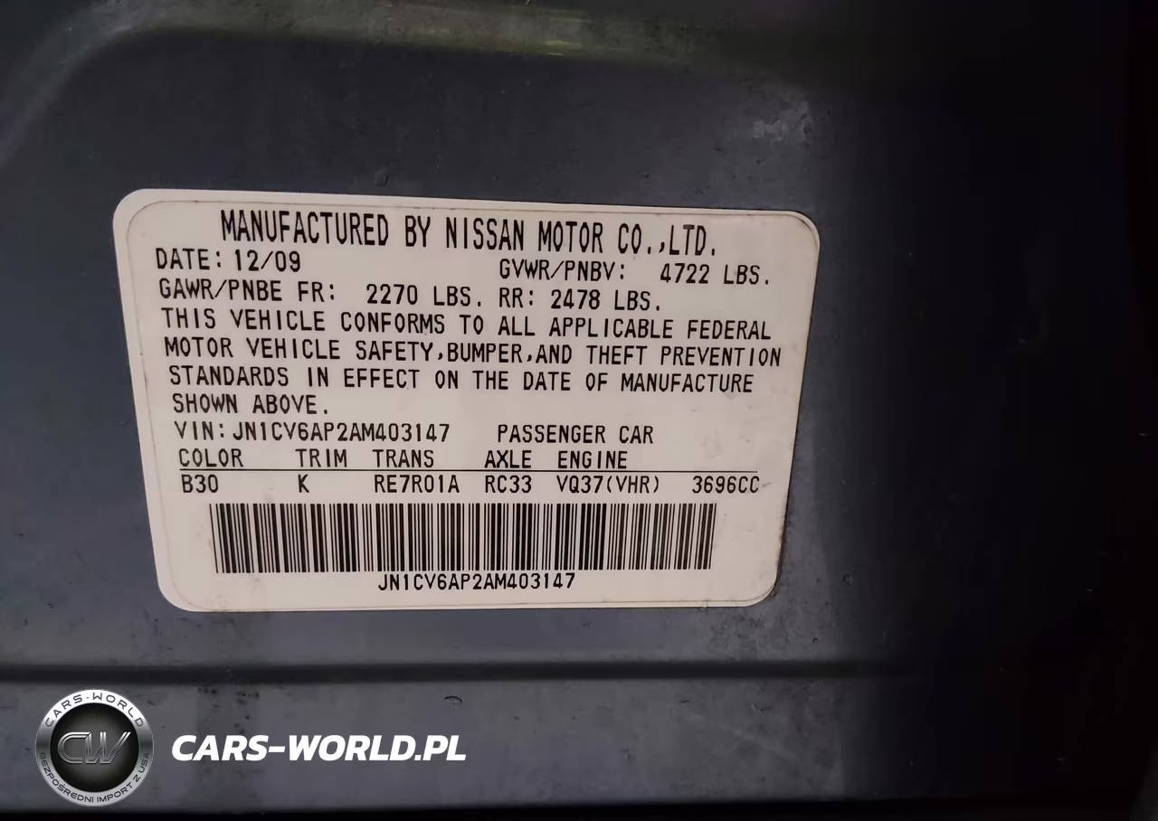 2010 Infiniti G37 Journey VIN:JN1CV6AP2AM403147 - 9