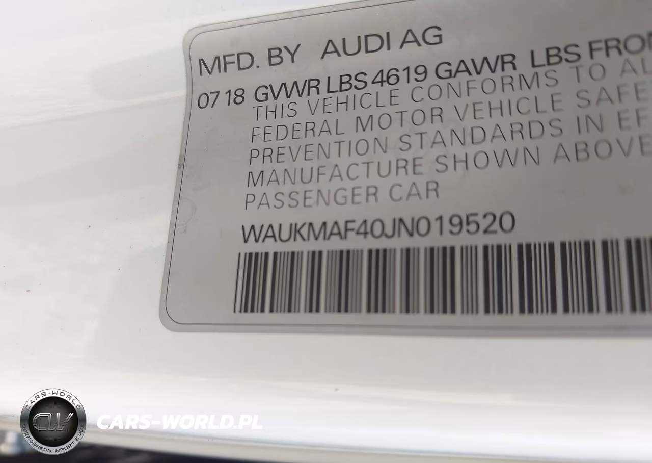 2019 Audi A4 40 Premium VIN:WAUGMAF47KA110184 - 9