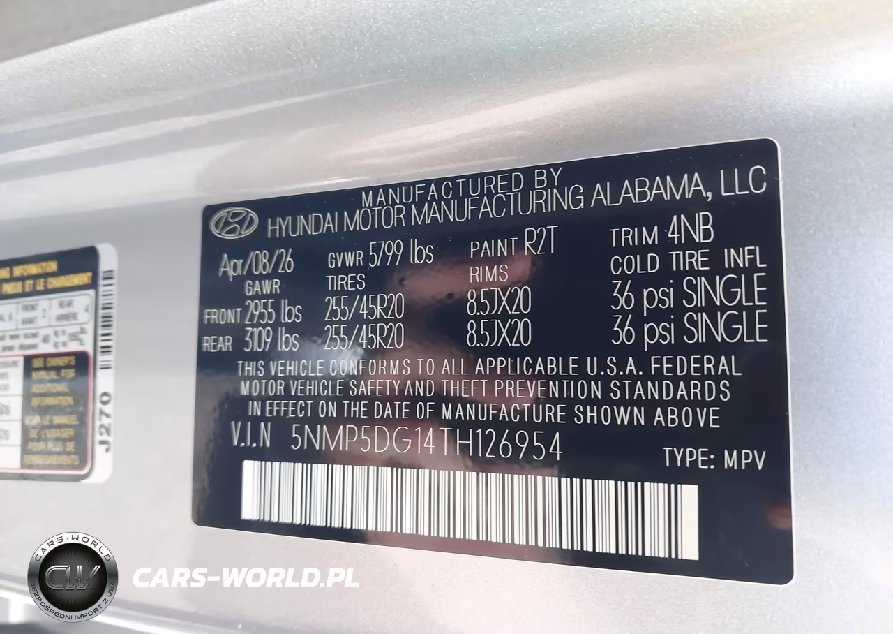 2026 Hyundai Santa Fe Hybrid Calligraphy VIN:5NMP5DG14TH126954 - 9