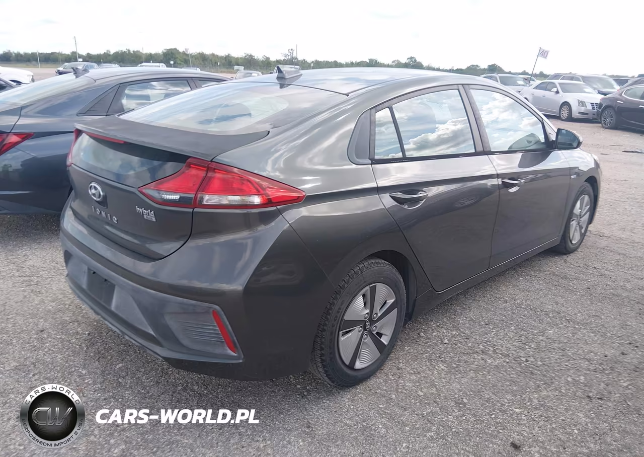 2020 Hyundai Ioniq Hybrid Blue VIN:KMHC65LC3LU221034 - 4
