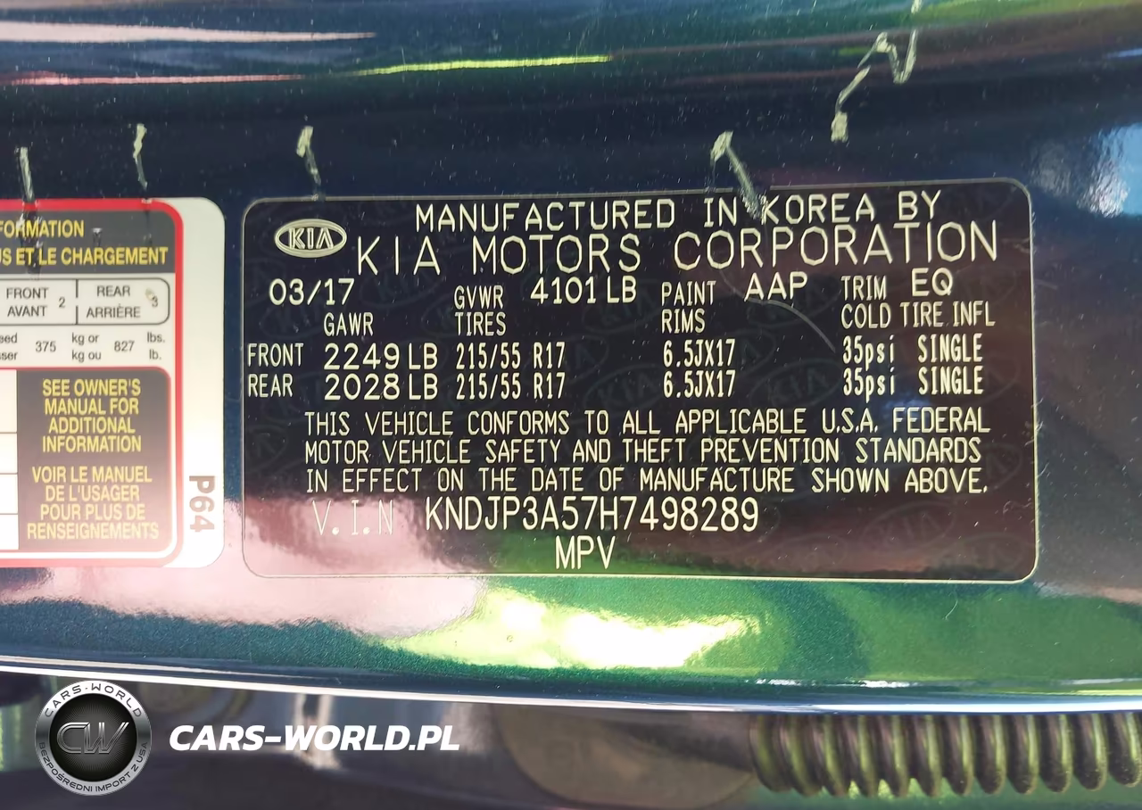 2017 Kia Soul + VIN:KNDJP3A57H7498289 - 9