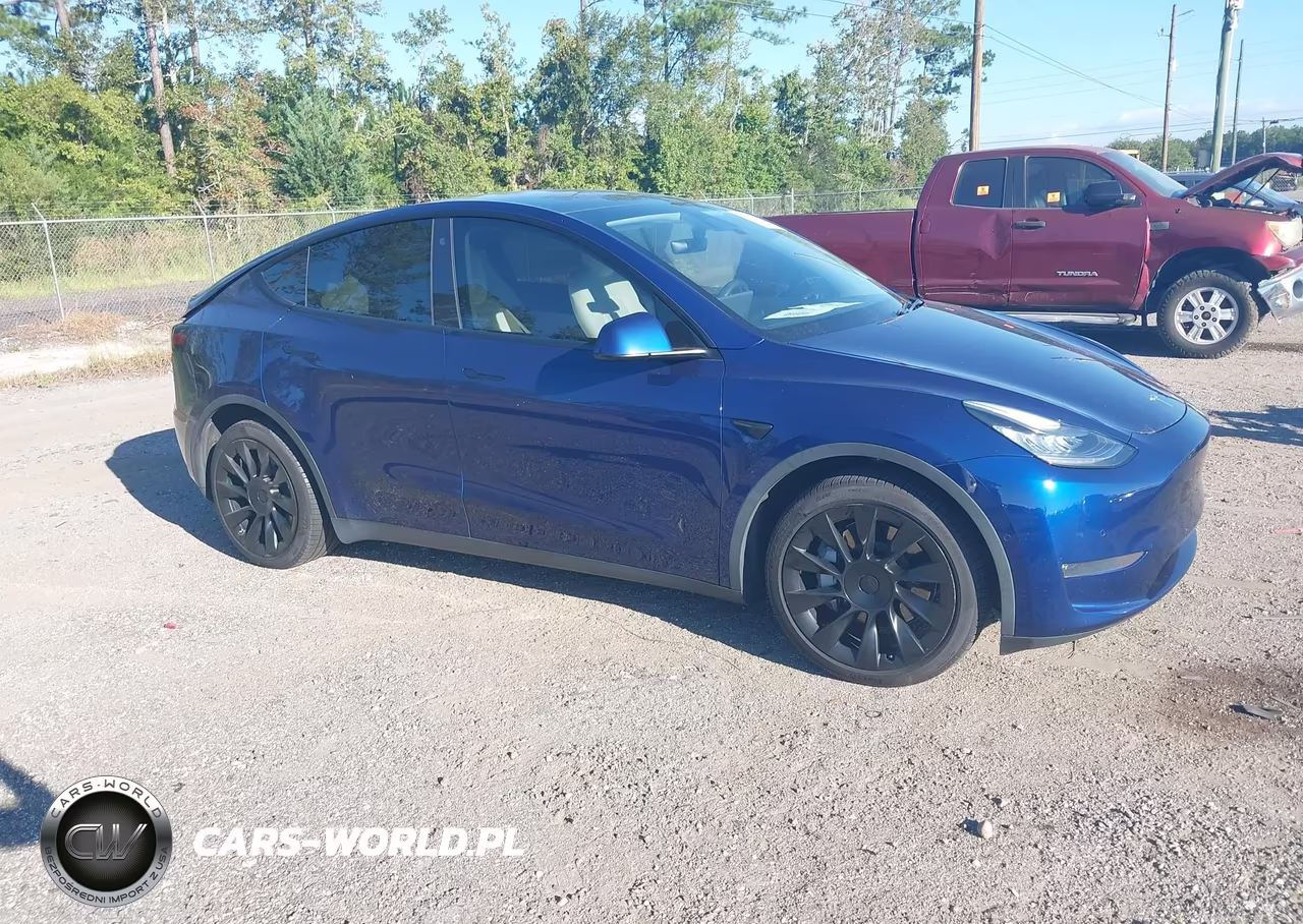 2021 Tesla Model Y Long Range Dual Motor All-Wheel Drive VIN:5YJYGDEE4MF084986 - 1
