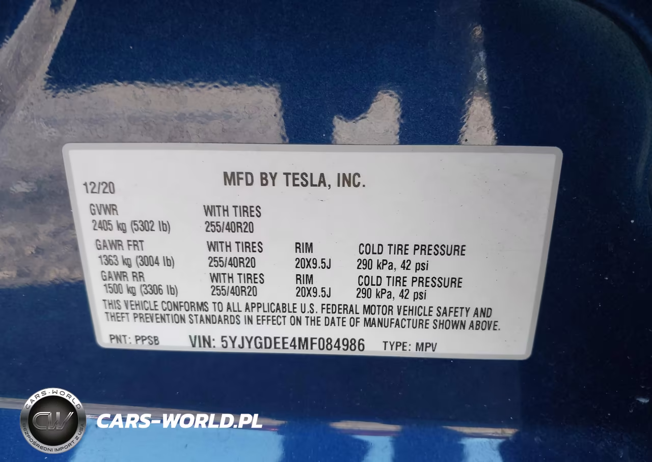 2021 Tesla Model Y Long Range Dual Motor All-Wheel Drive VIN:5YJYGDEE4MF084986 - 9