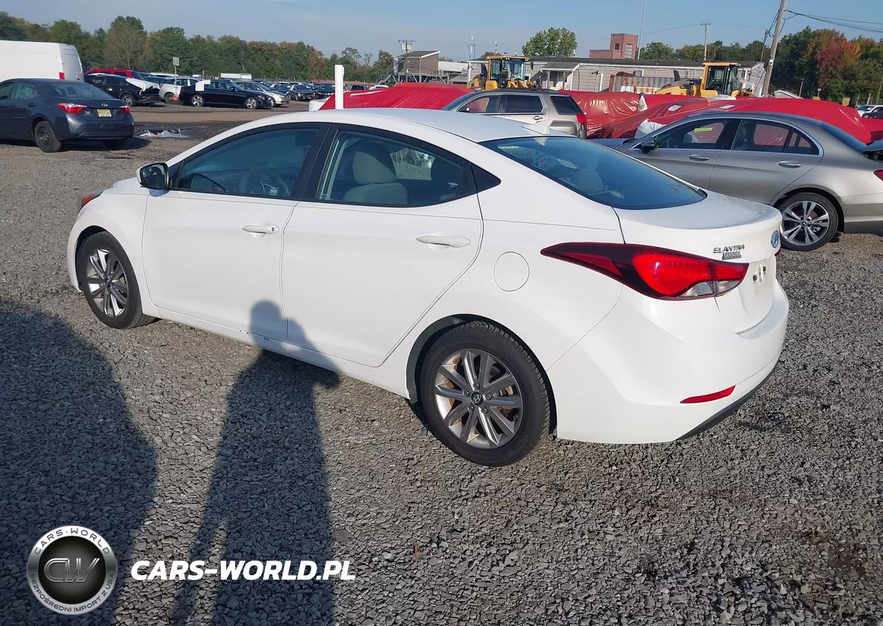2014 Hyundai Elantra Se VIN:5NPDH4AE4EH461630 - 3