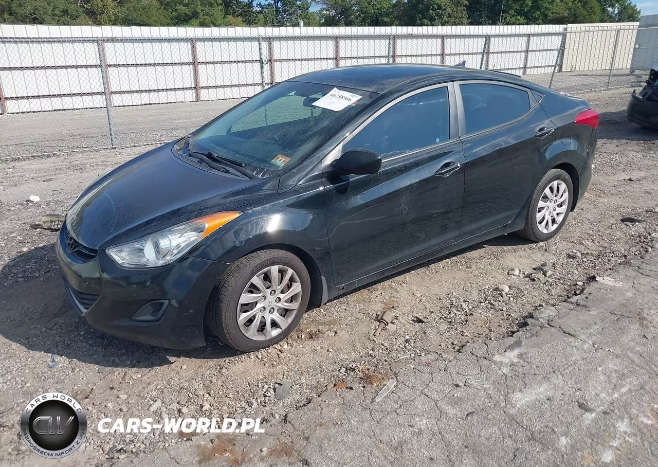 2012 Hyundai Elantra Gls VIN:5NPDH4AE7CH136578 - 2