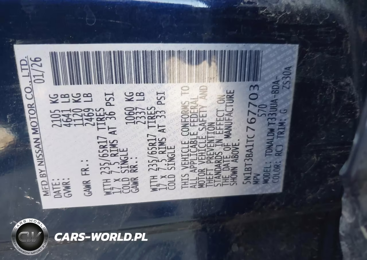 2026 Nissan Rogue Sv VIN:5N1BT3BA1TC767703 - 9