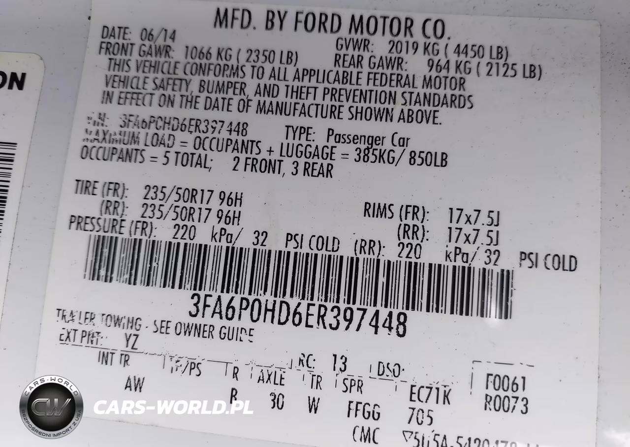 2014 Ford Fusion Se VIN:3FA6P0HD6ER397448 - 9