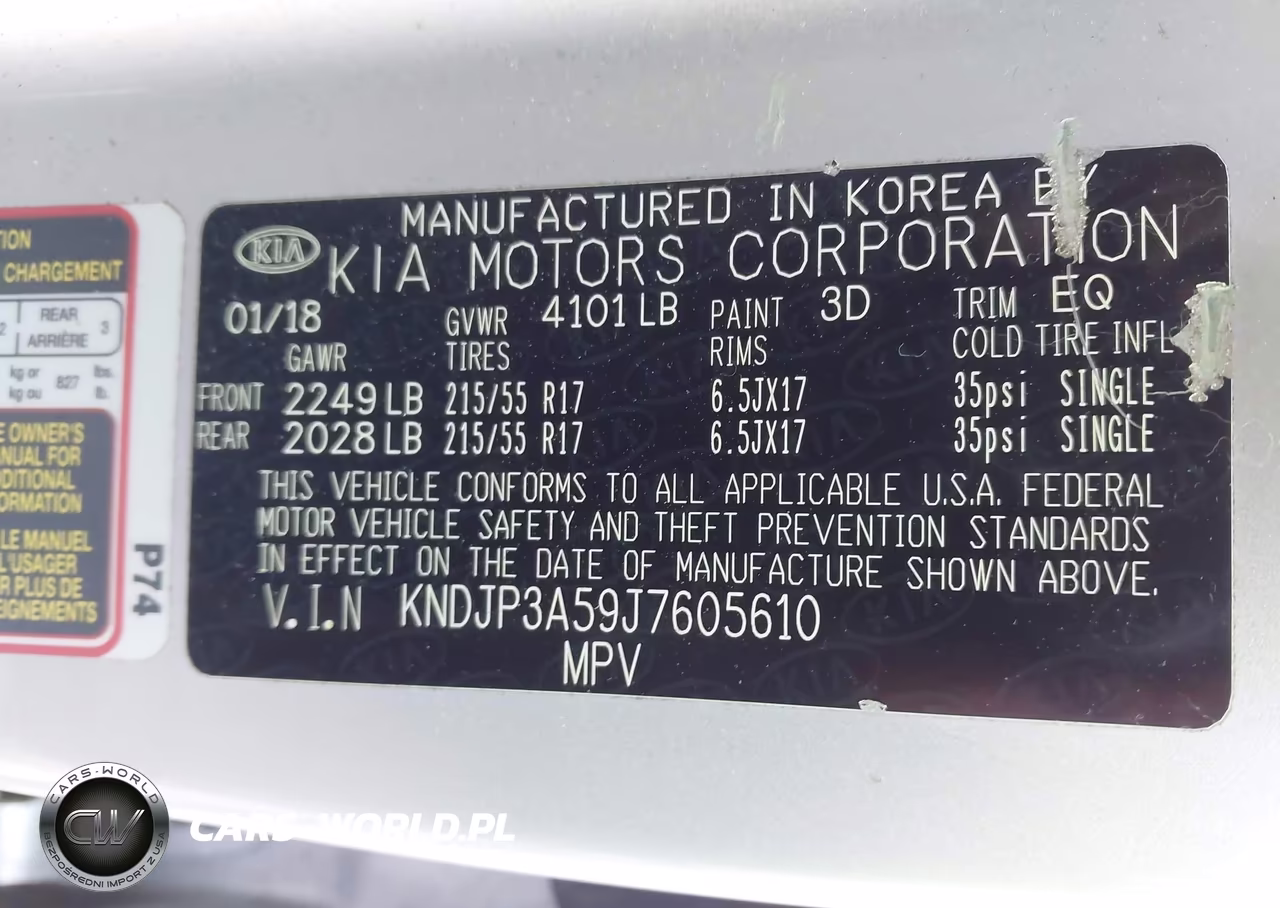 2018 Kia Soul + VIN:KNDJP3A59J7605610 - 9