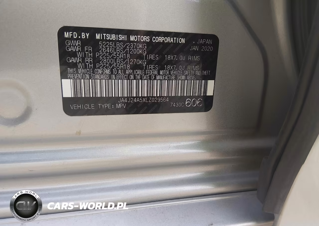 2020 Mitsubishi Outlander Phev Gt S-Awc-Sel S-Awc VIN:JA4J24A5XLZ029564 - 9