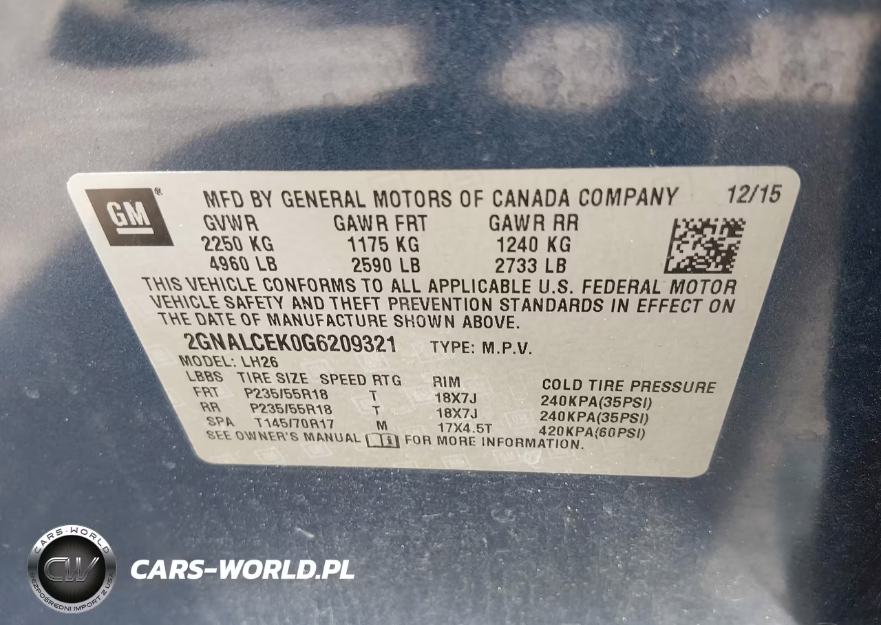 2016 Chevrolet Equinox Lt VIN:2GNALCEK0G6209321 - 9