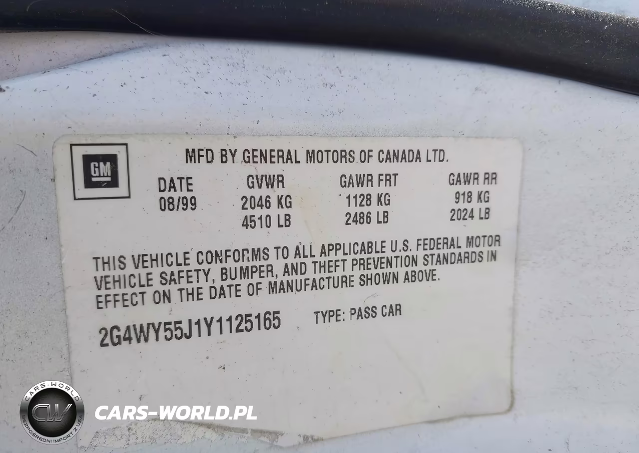 2000 Buick Century Limited VIN:2G4WY55J1Y1125165 - 9