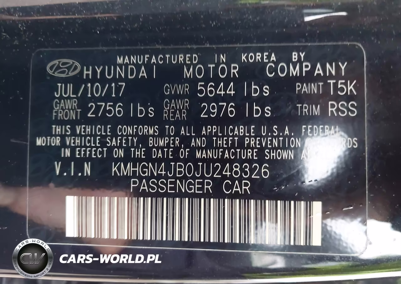 2018 Genesis G80 3.3T Sport VIN:KMHGN4JB0JU248326 - 9