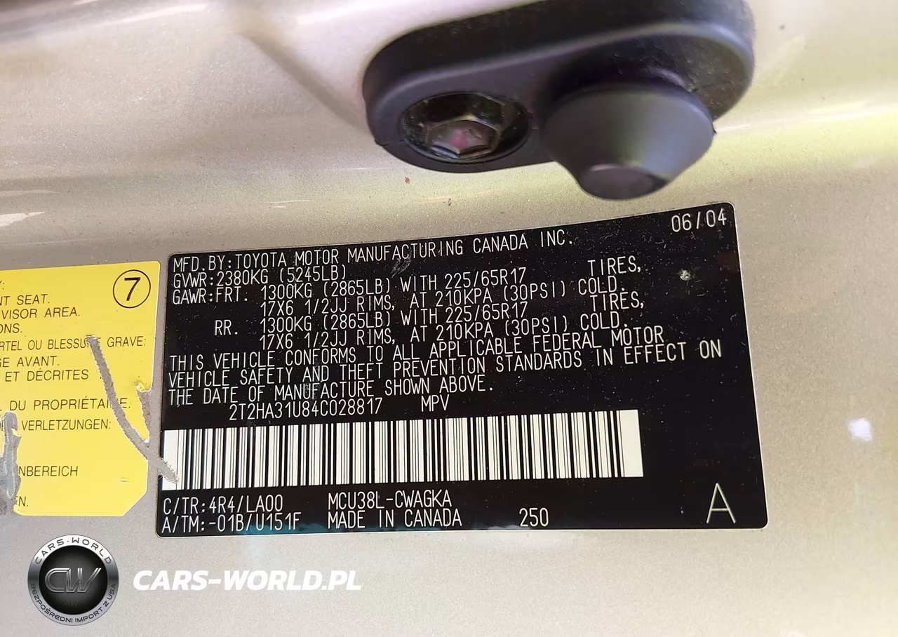 2004 Lexus Rx 330 VIN:2T2HA31U84C028817 - 9