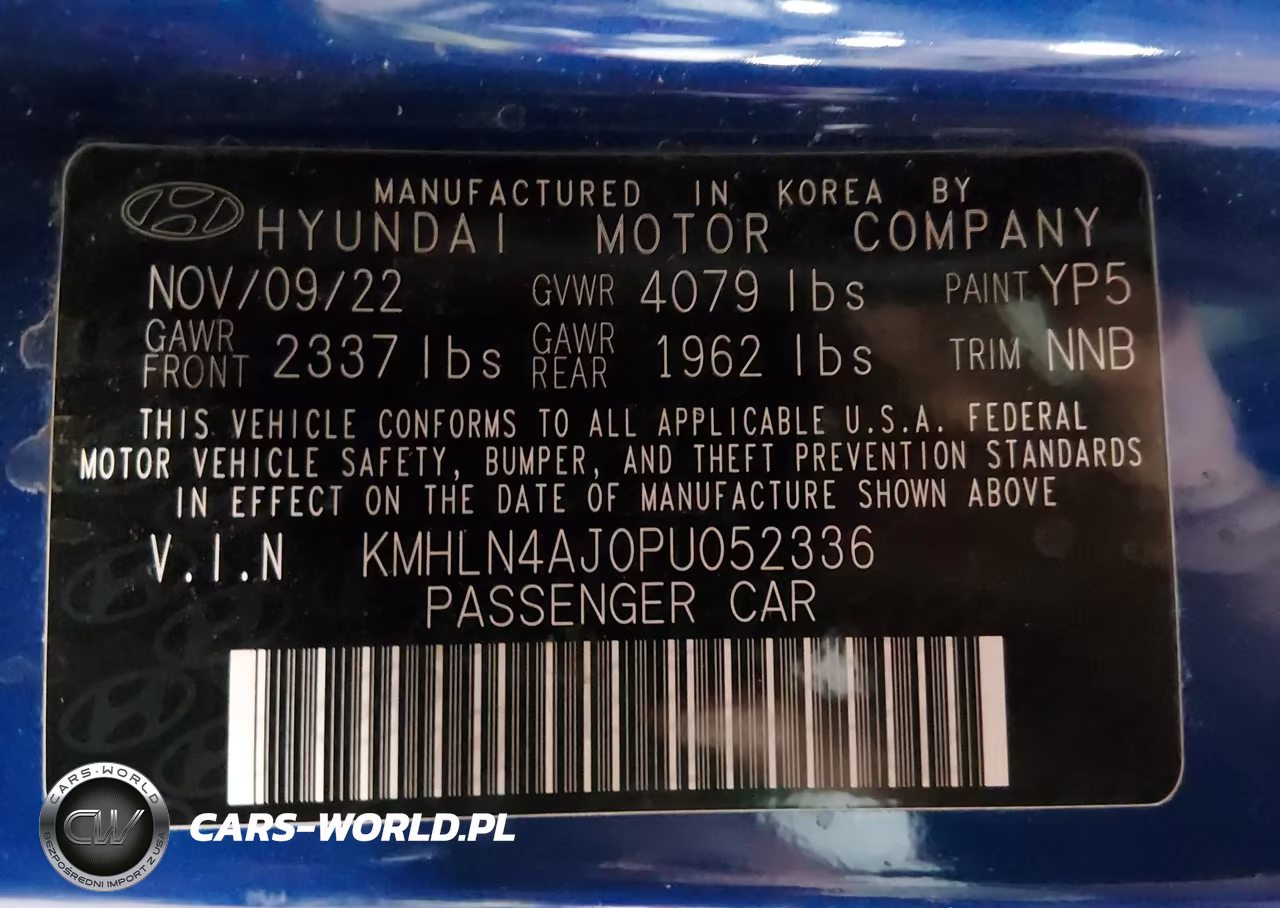 2023 Hyundai Elantra Hybrid Limited VIN:KMHLN4AJ0PU052336 - 9