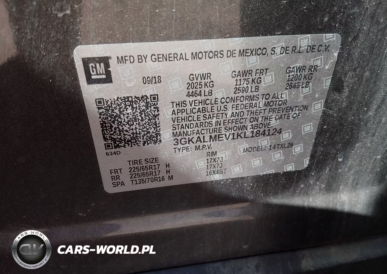 2019 GMC Terrain Sle VIN:3GKALMEV1KL184124 - 9