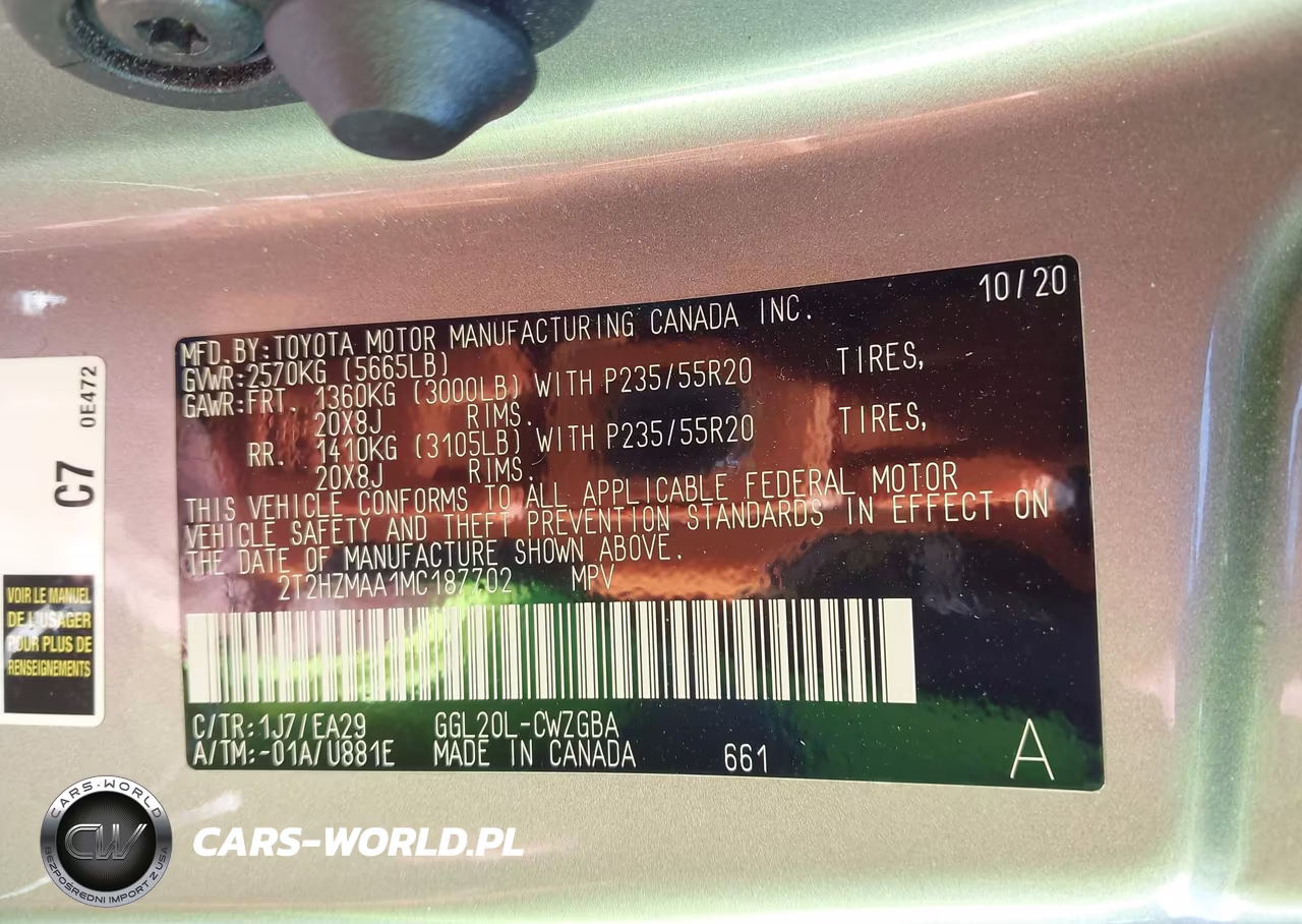 2021 Lexus Rx 350 VIN:2T2HZMAA1MC187702 - 9