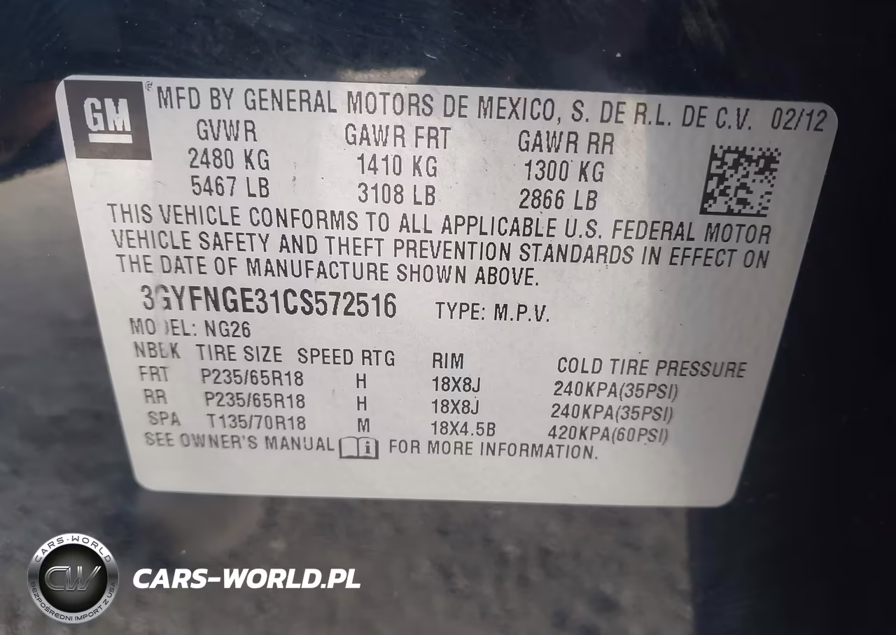 2012 Cadillac Srx Standard VIN:3GYFNGE31CS572516 - 9