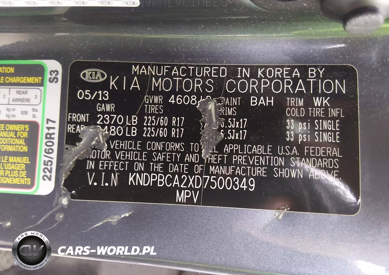 2013 Kia Sportage Lx VIN:KNDPBCA2XD7500349 - 9