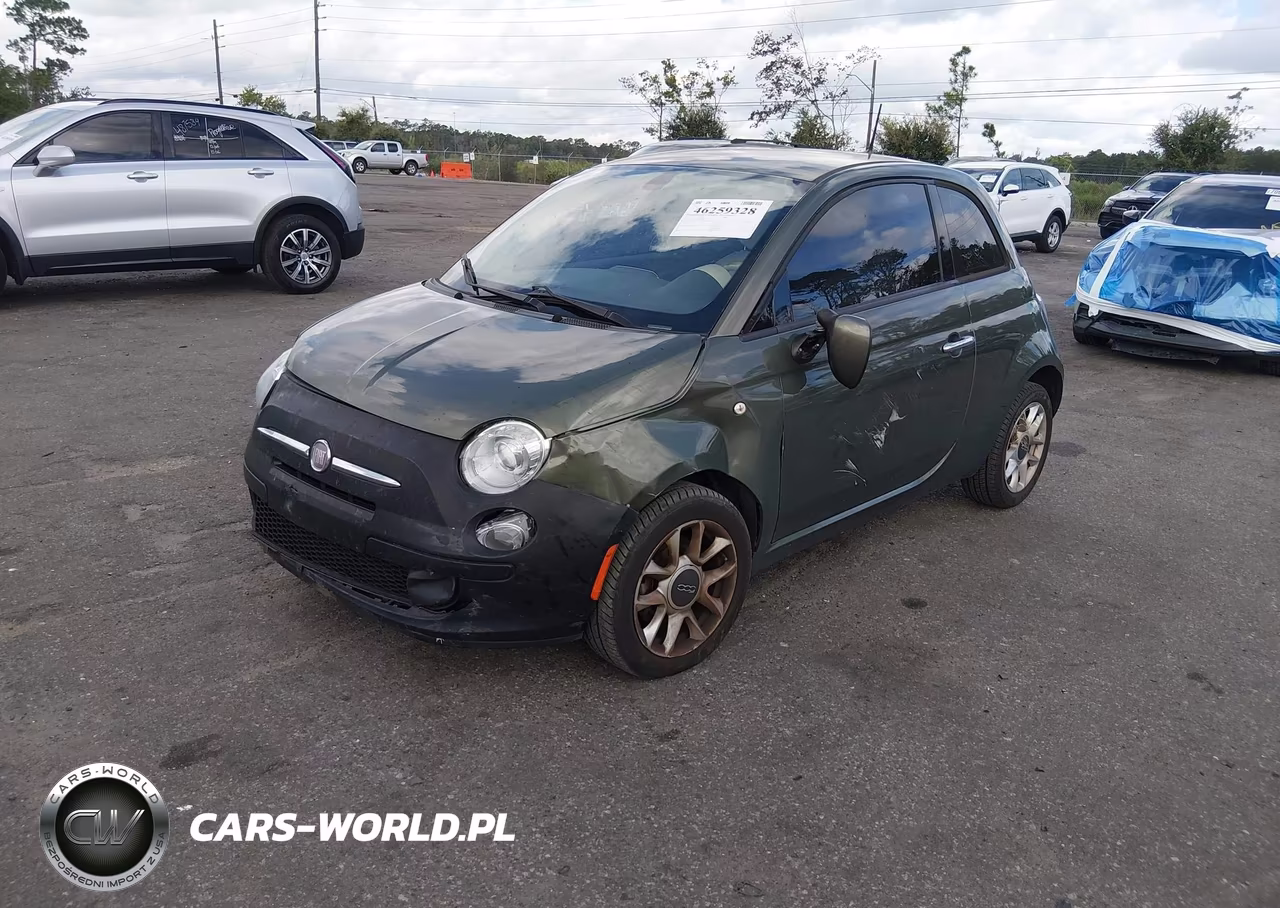 2017 Fiat 500 Pop VIN:3C3CFFKR9HT659241 - 2