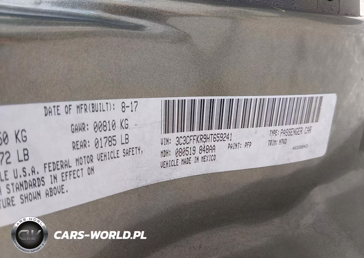 2017 Fiat 500 Pop VIN:3C3CFFKR9HT659241 - 9
