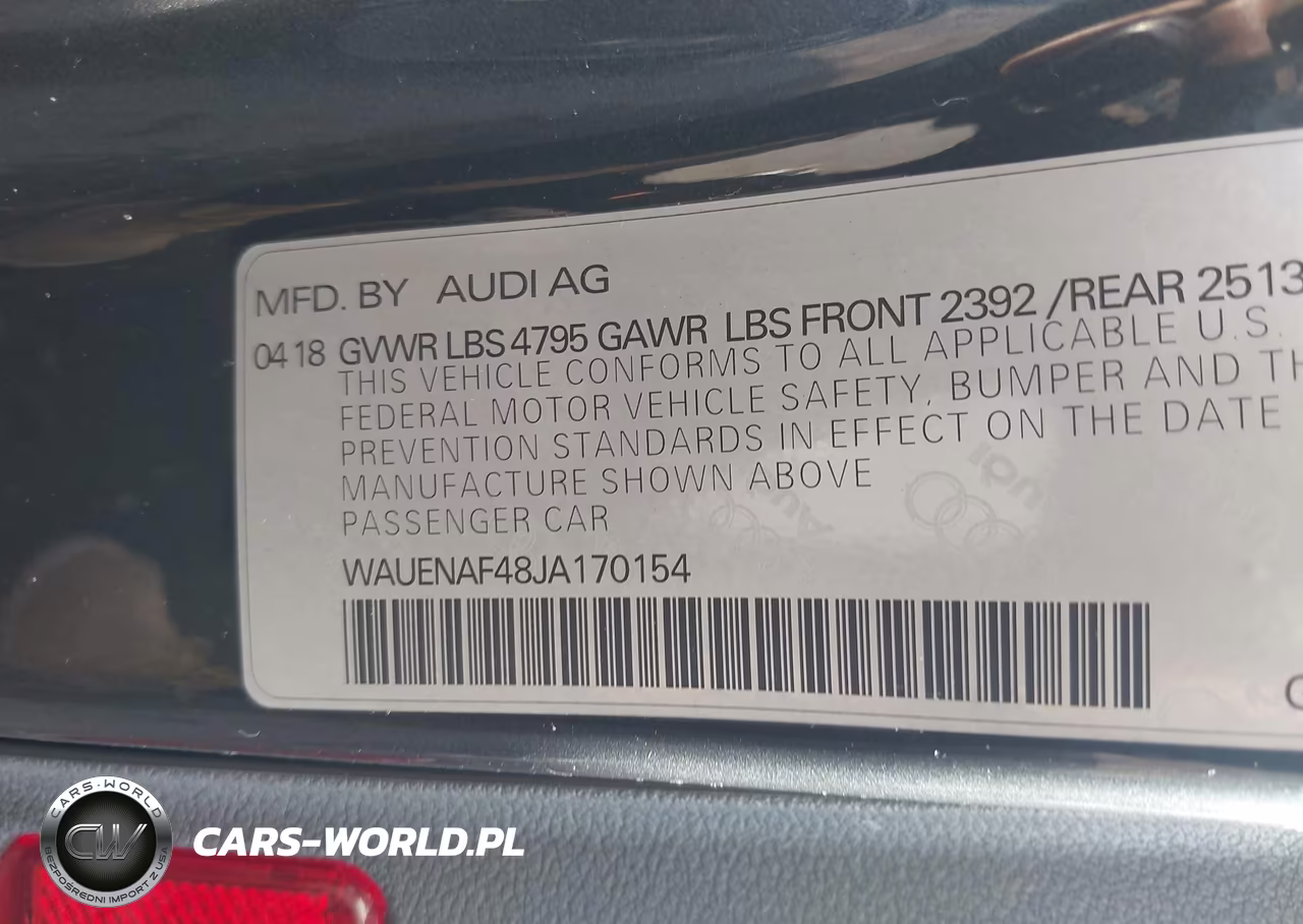 2018 Audi A4 2.0T Premium-2.0T Tech Premium VIN:WAUENAF48JA170154 - 9