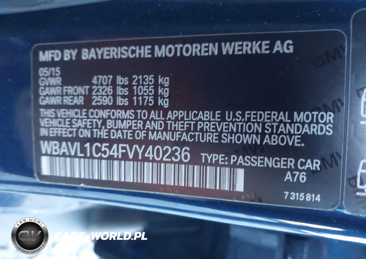 2015 BMW X1 xDrive28I VIN:WBAVL1C54FVY40236 - 9