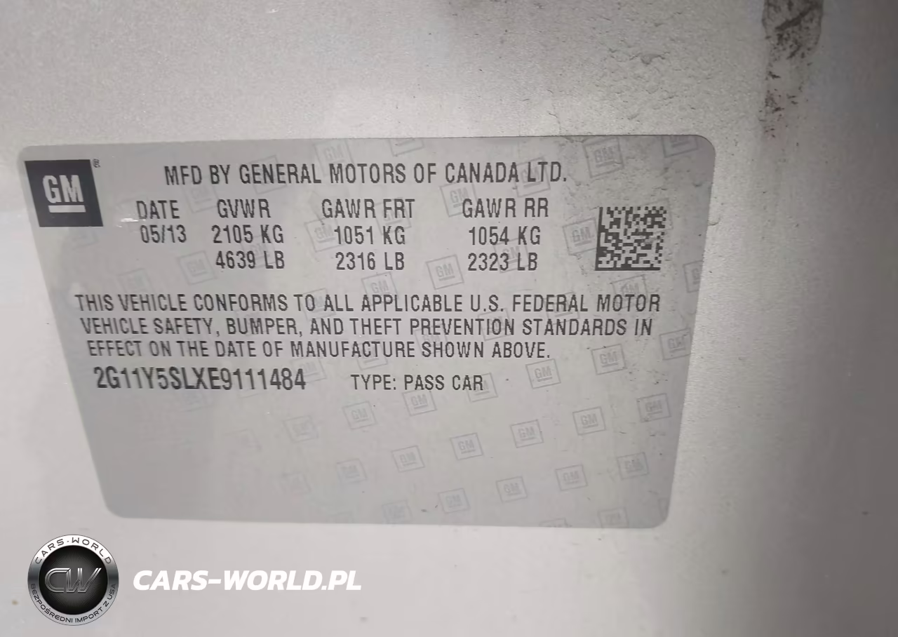 2014 Chevrolet Impala 1Ls VIN:2G11Y5SLXE9111484 - 9