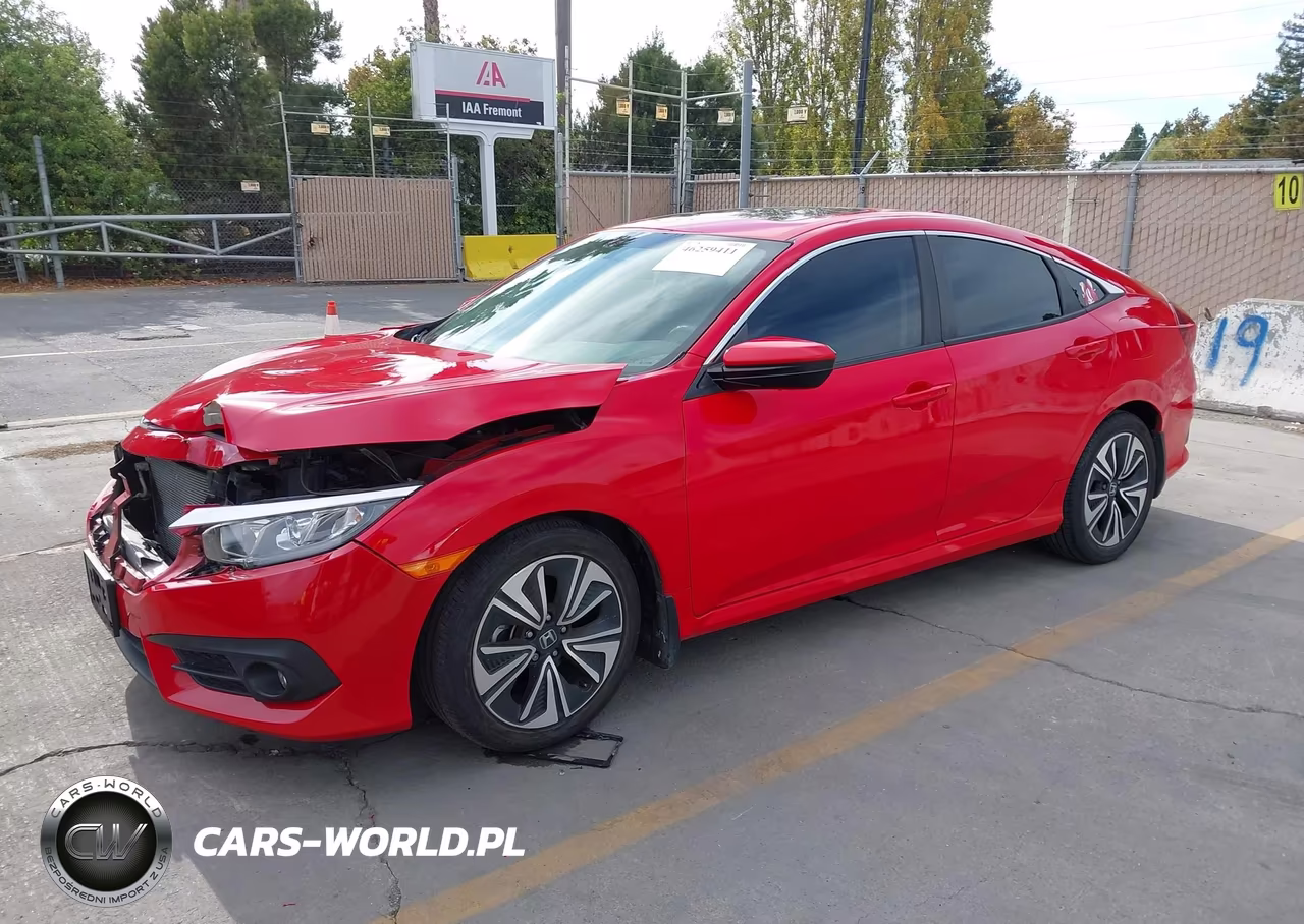 2016 Honda Civic Ex-T VIN:2HGFC1F33GH642437 - 2
