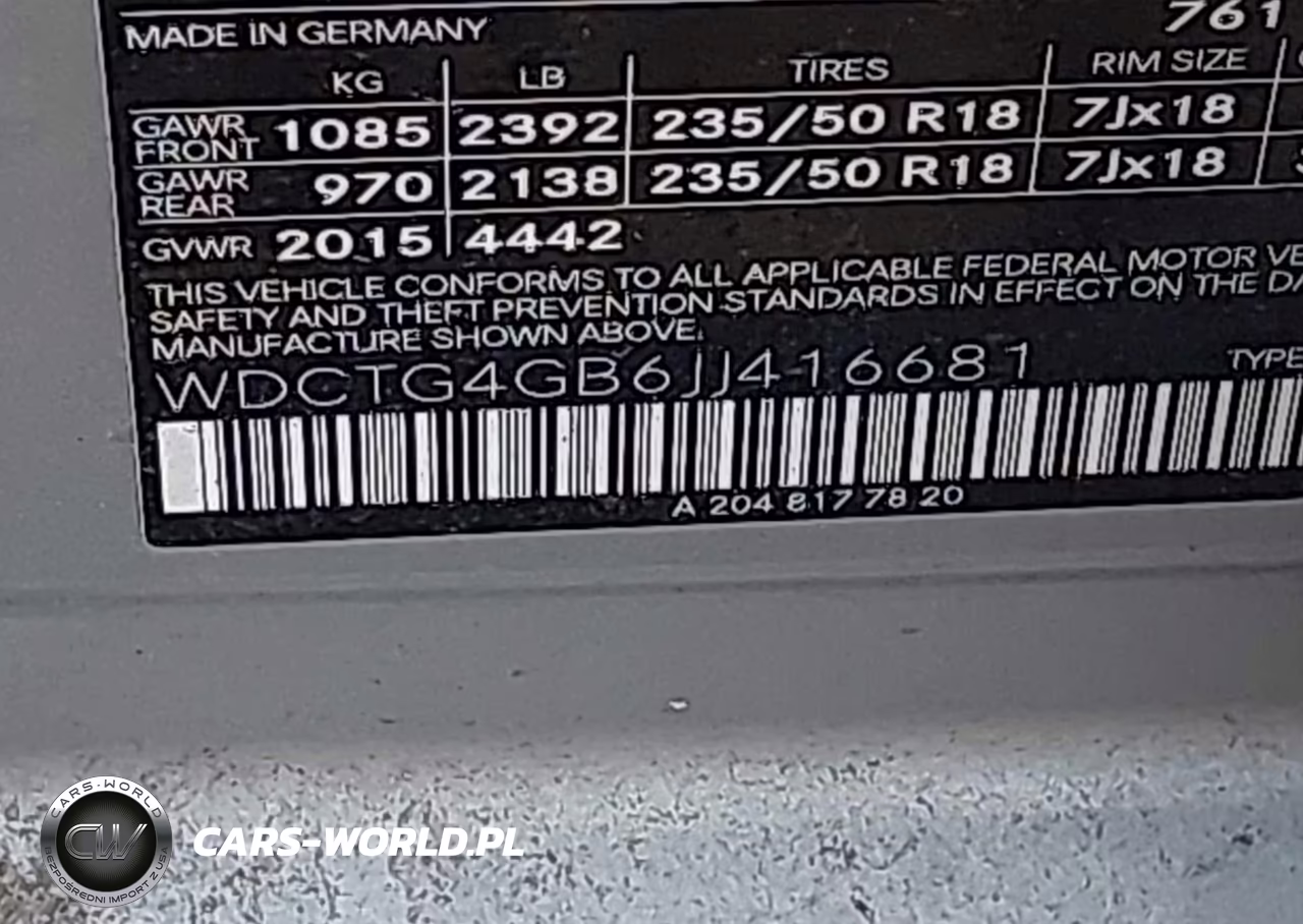 2018 Mercedes-Benz Gla Gla 250 VIN:WDCTG4GB6JJ416681 - 9