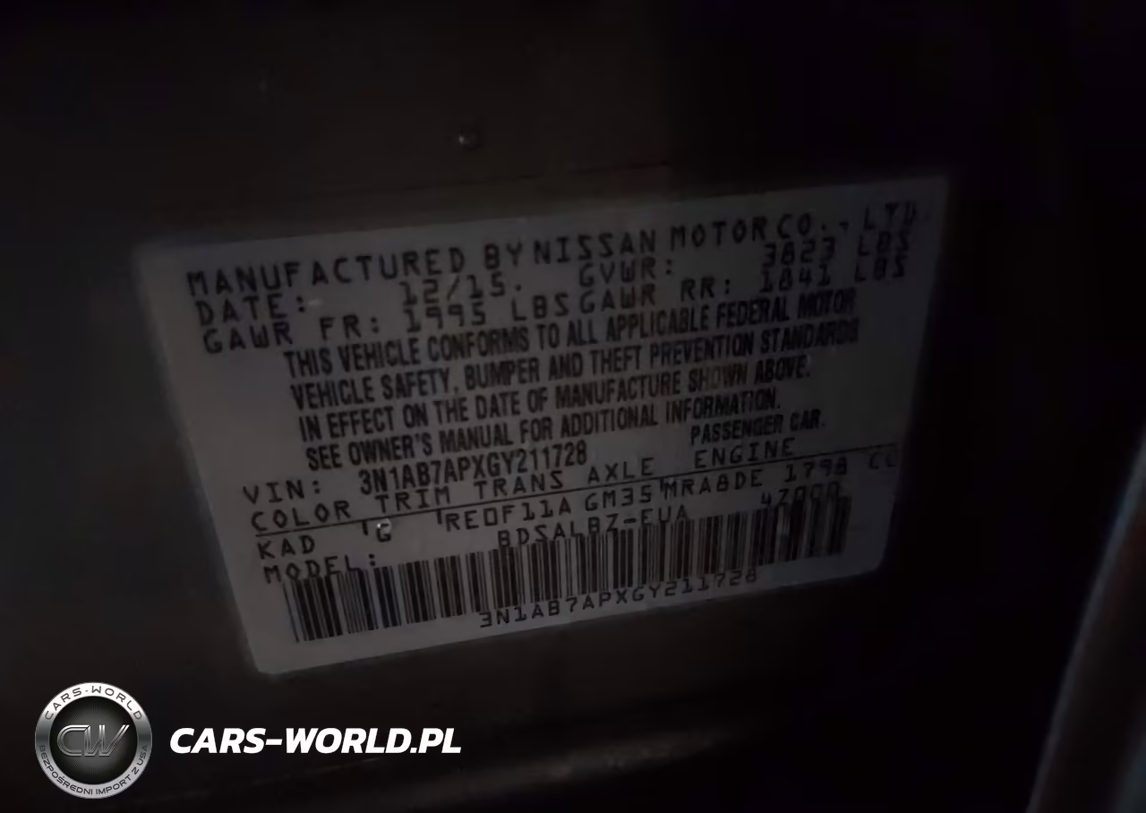 2016 Nissan Sentra S VIN:3N1AB7APXGY211728 - 9