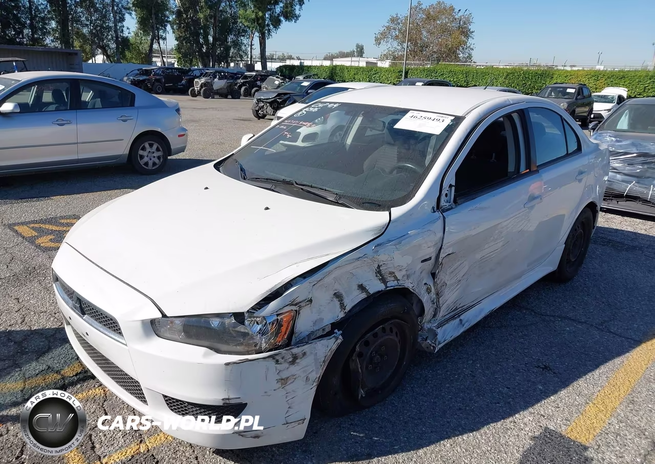 2013 Mitsubishi Lancer Es VIN:JA32U2FU5DU007476 - 2