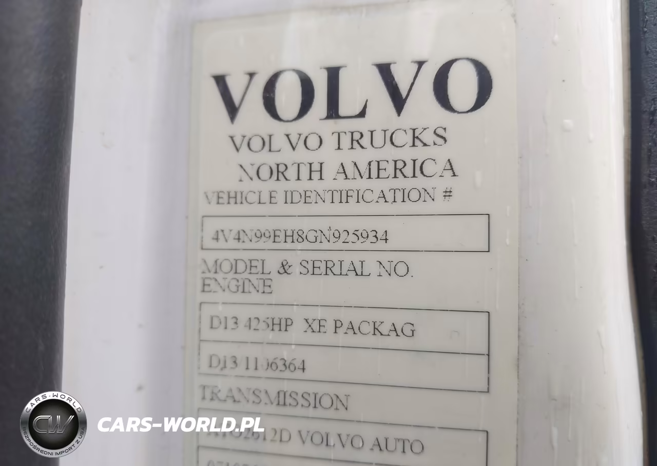2016 Volvo Vn Vnl VIN:4V4N99EH8GN925934 - 8