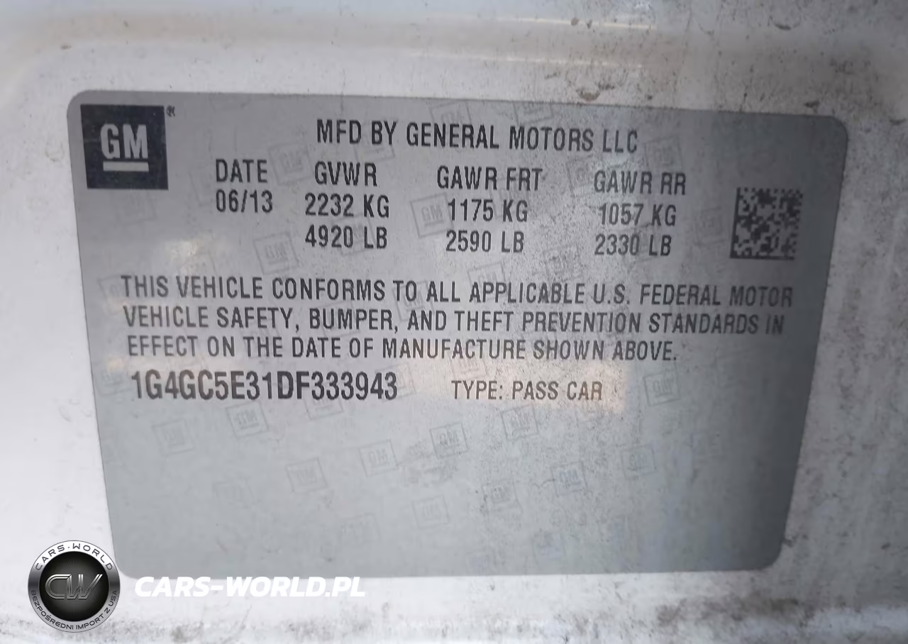 2013 Buick Lacrosse Leather Group VIN:1G4GC5E31DF333943 - 9
