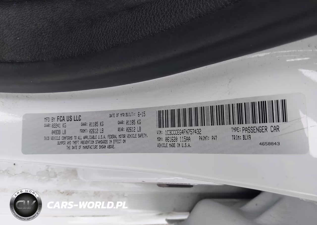 2015 Chrysler 200 C VIN:1C3CCCEG4FN757432 - 9
