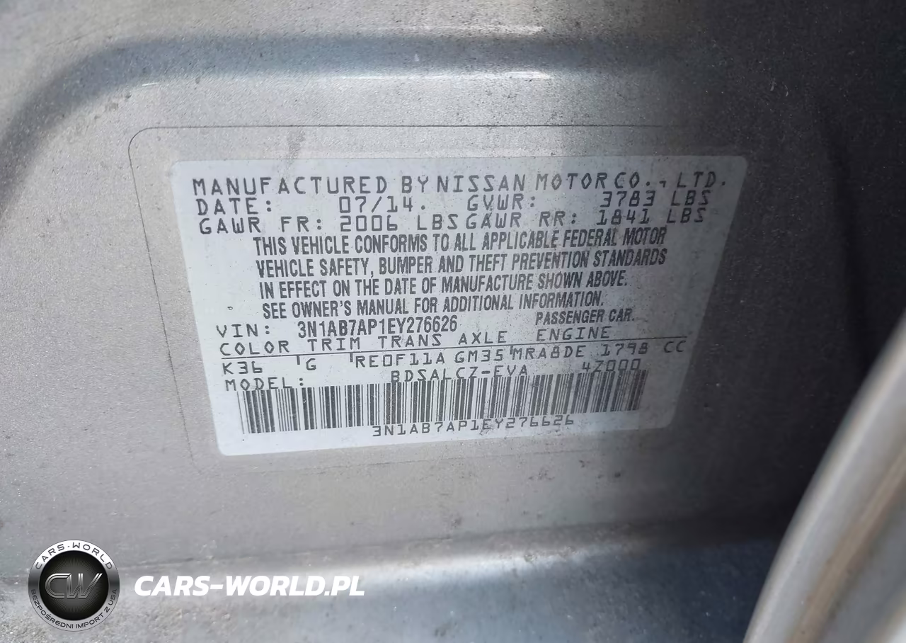 2014 Nissan Sentra S VIN:3N1AB7AP1EY276626 - 9