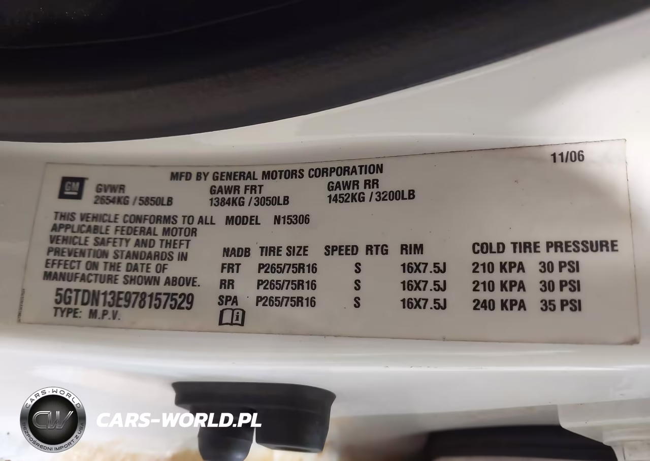 2007 Hummer H3 Suv VIN:5GTDN13E978157529 - 9