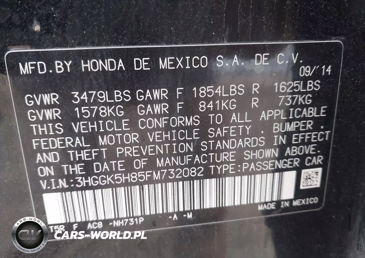 2015 Honda Fit Ex-Ex-L VIN:3HGGK5H85FM732082 - 9