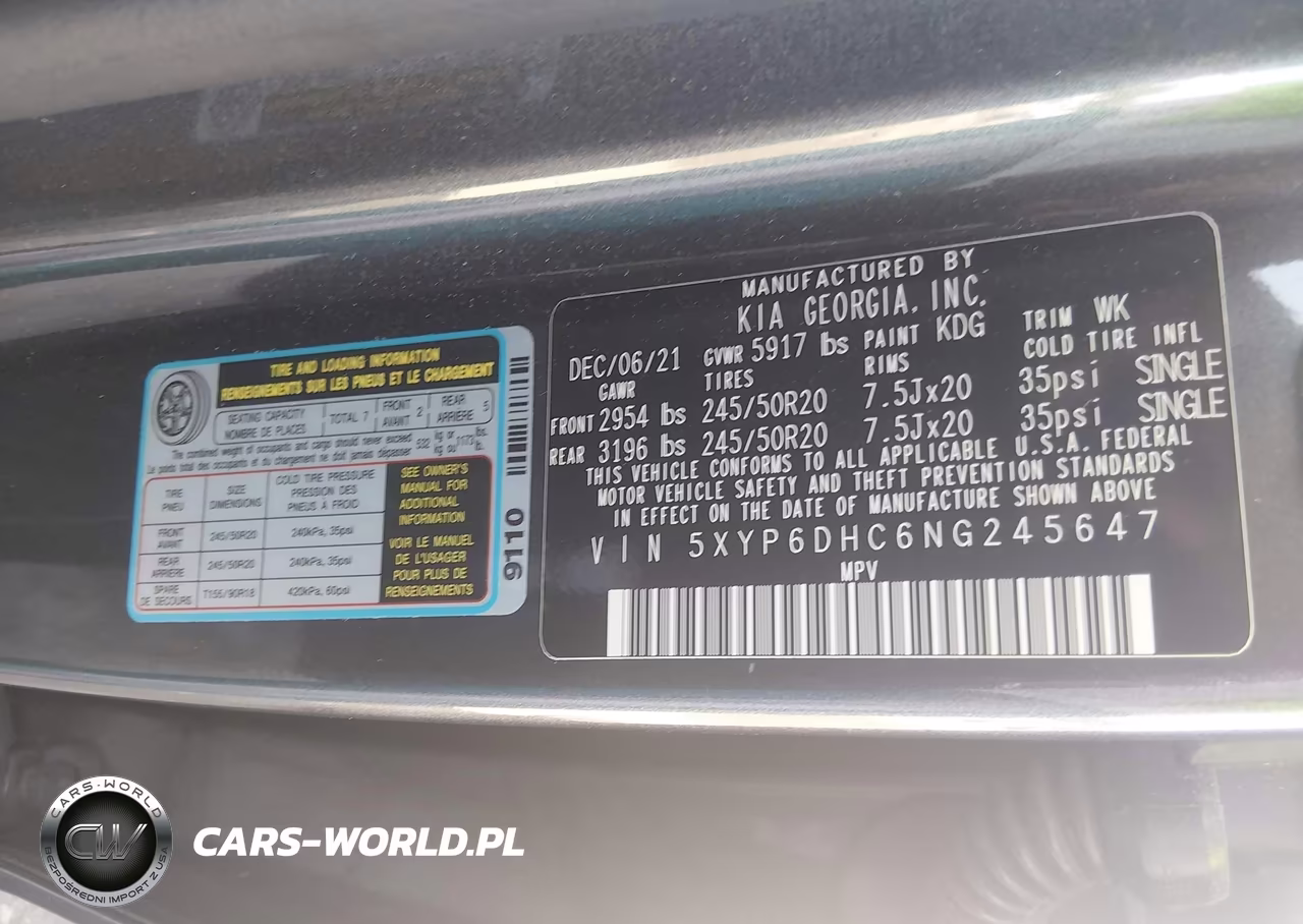 2022 Kia Telluride S VIN:5XYP6DHC6NG245647 - 9