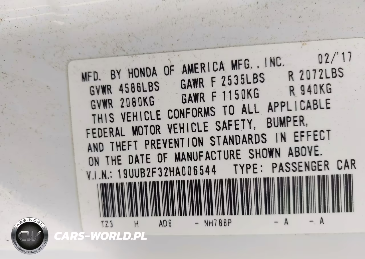 2017 Acura Tlx V6 VIN:19UUB2F32HA006544 - 9