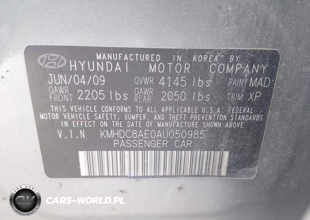 2010 Hyundai Elantra Touring Gls VIN:KMHDC8AE0AU050985 - 9