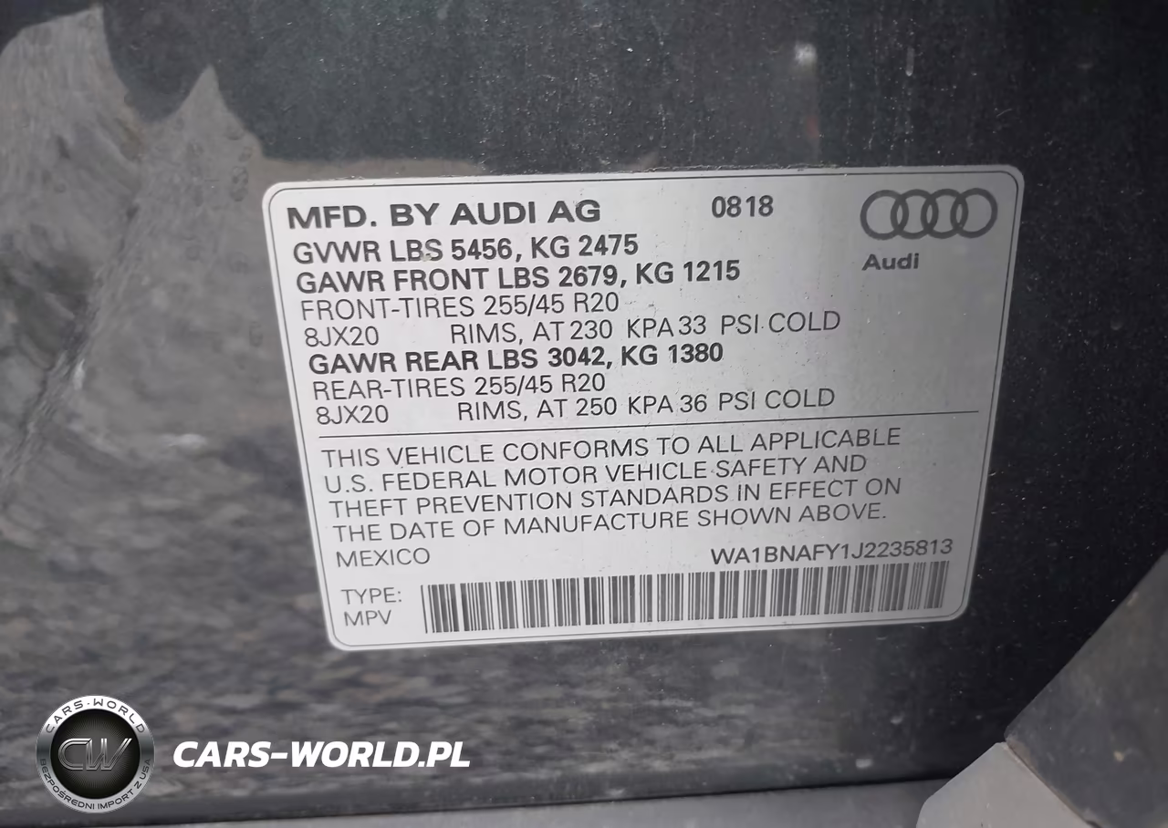 2018 Audi Q5 2.0T Premium-2.0T Tech Premium VIN:WA1BNAFY1J2235813 - 9