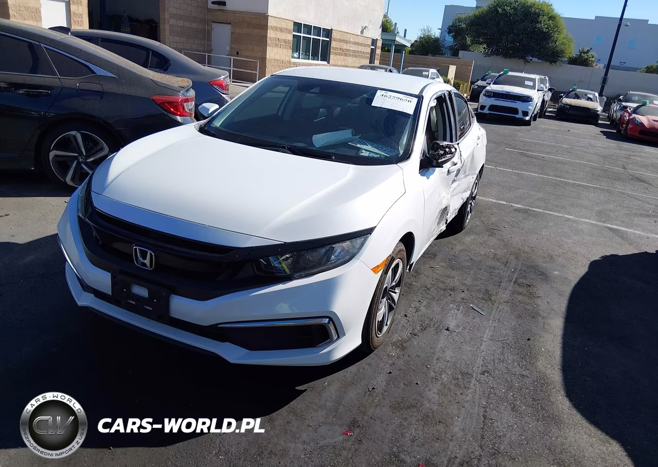 2020 Honda Civic Lx VIN:19XFC2F68LE212522 - 2