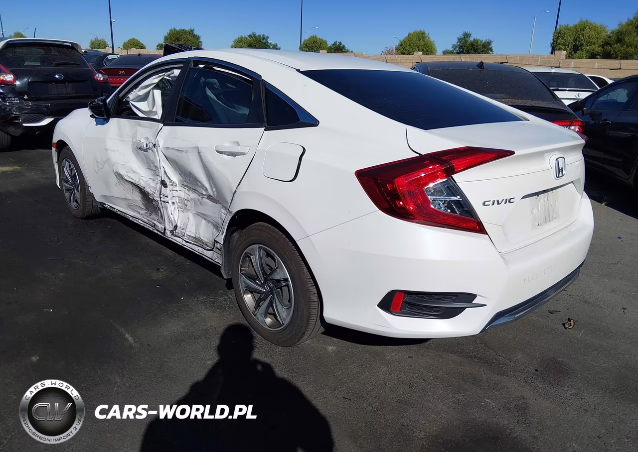 2020 Honda Civic Lx VIN:19XFC2F68LE212522 - 3