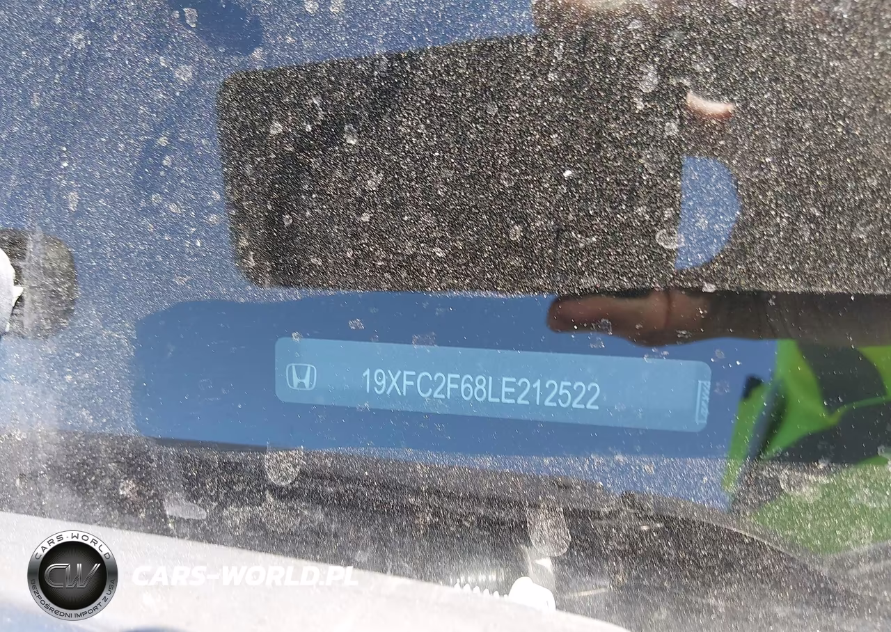 2020 Honda Civic Lx VIN:19XFC2F68LE212522 - 9