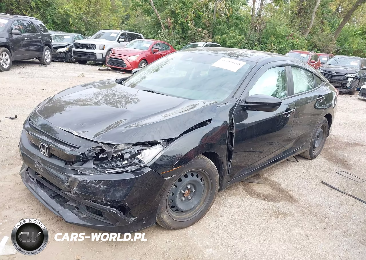 2020 Honda Civic Lx VIN:19XFC2F66LE029684 - 2