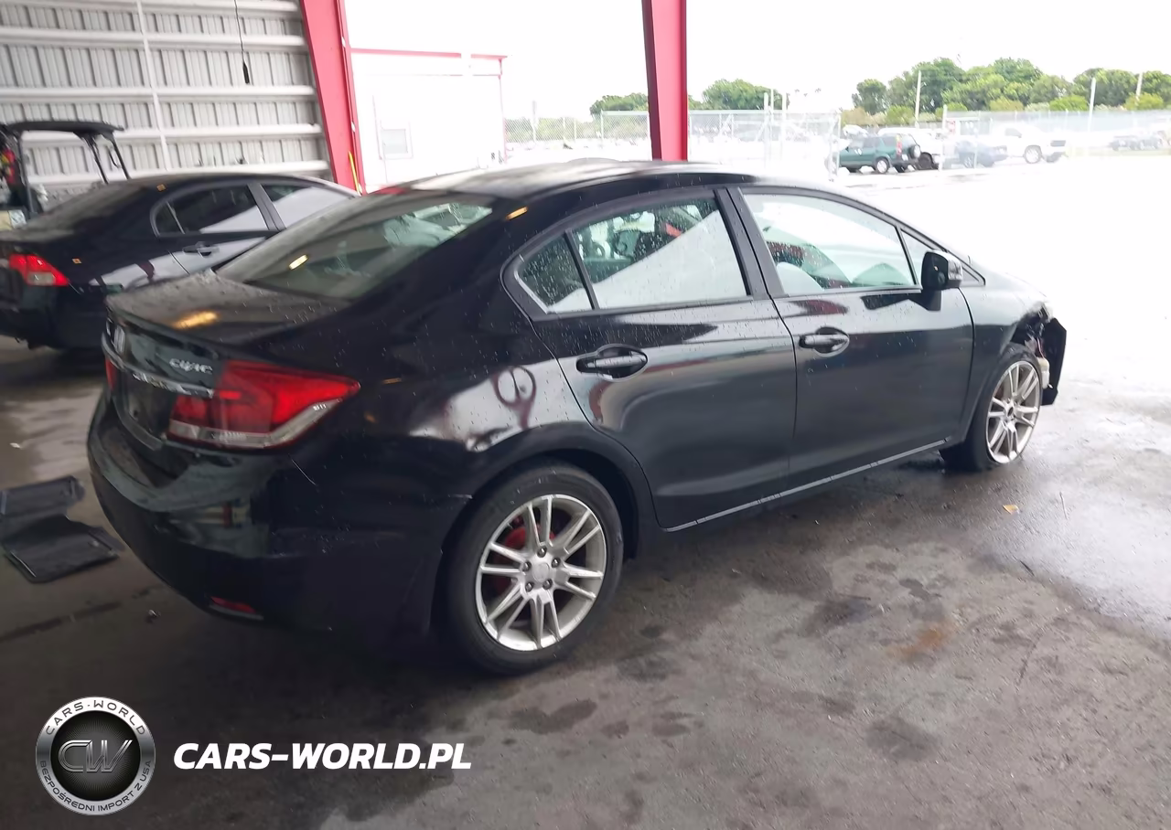 2013 Honda Civic Lx VIN:19XFB2F57DE043489 - 4